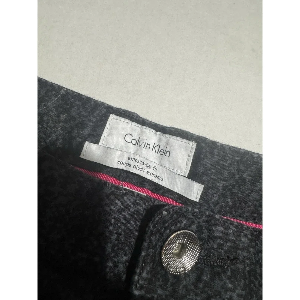 Calvin Klein Women's Black Patterned‎ Dress Pants 32x30 #861 - Picture 4 of 7